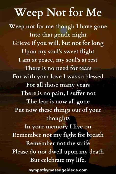 29 Moving Funeral Poems For A Grandmother Sympathy Message Ideas