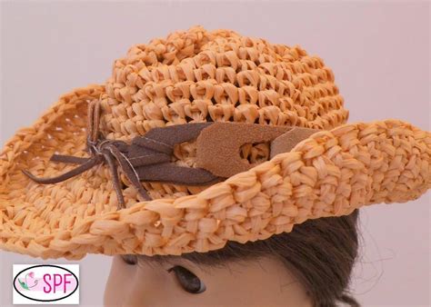 Straw Cowboy Hat Crochet Pattern Pdf Pattern Download Pixie Faire