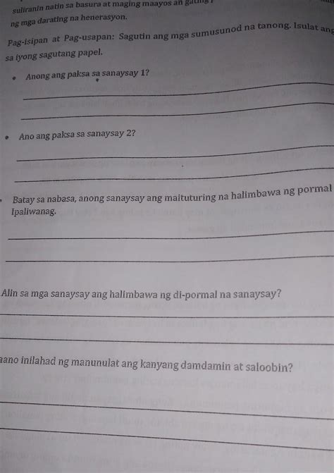 Ano Ang Balbal Na Salita Ng Bahay Halimbawa Pormal Brainly Vrogue