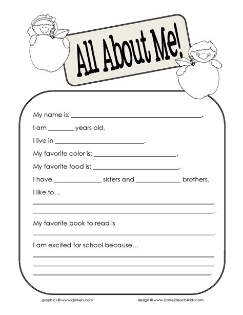 Savesave all about me.pdf for later. 6 Best Images of Getting To Know Me Printable Preschool ...