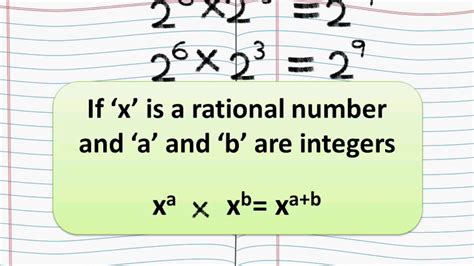 Maths How To Multiply Negative Exponents English Youtube