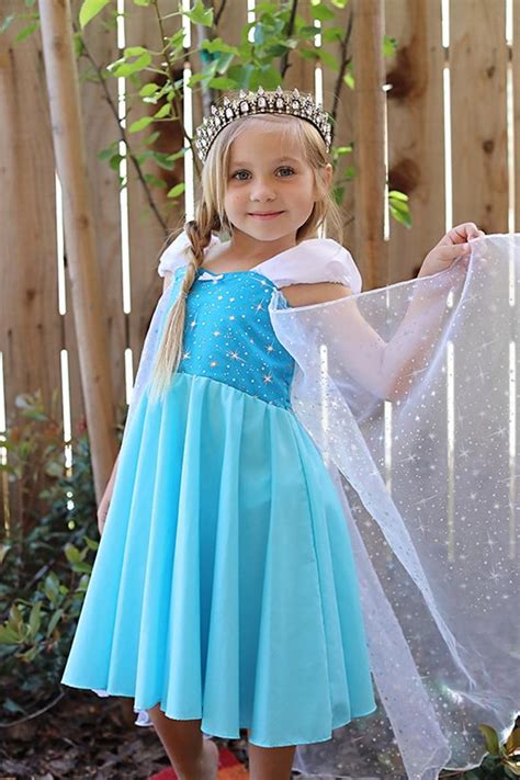 Elsa Dress Elsa Costume Frozen Party Princess Dress Etsy Toddler