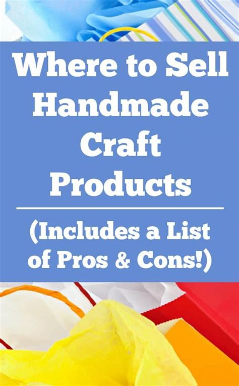 Where to Sell Your Handmade Products? With Pros and Cons! - Cutting for