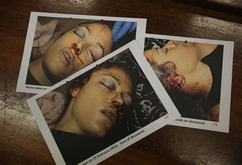 Reeva Steenkamp Dead Body Crime Scene Photos