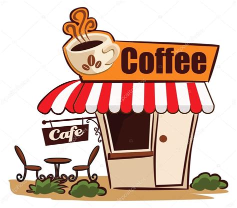 Coffee Shop Illustration Stock Vector Image By ©imazyreams 65409861