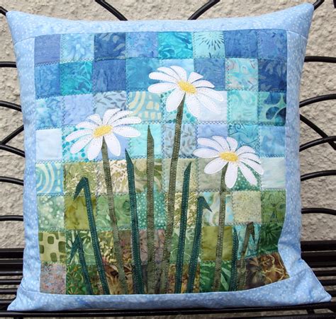 Batik Daisy Quilted Wall Hanging Art Quilt Pattern Or Kit Etsy UK