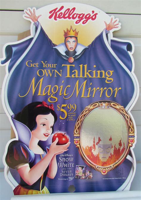 Filmic Light Snow White Archive 2001 Kelloggs Talking Mirror Store