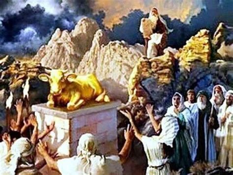 pin by ernie n jenny jones on moses the golden calf bible art bible bible mapping