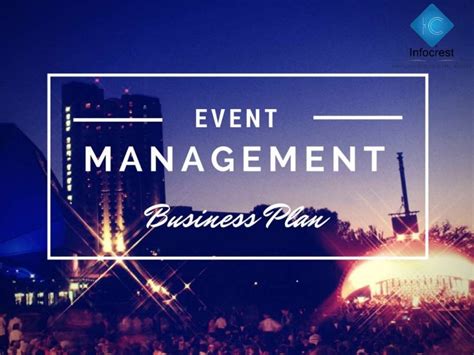 Business Plan For Event Management Company Ppt Encycloall