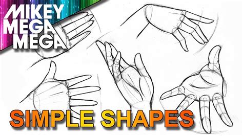 How To Draw Hands Easy Simple Basic Shapes In Anime Manga