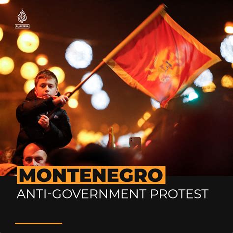 Thousands Protest Against Montenegro Government Public Election
