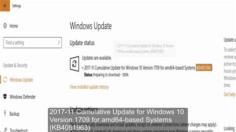 Cumulative Update For Windows 10 Version 1709 For Amd64 Based Systems