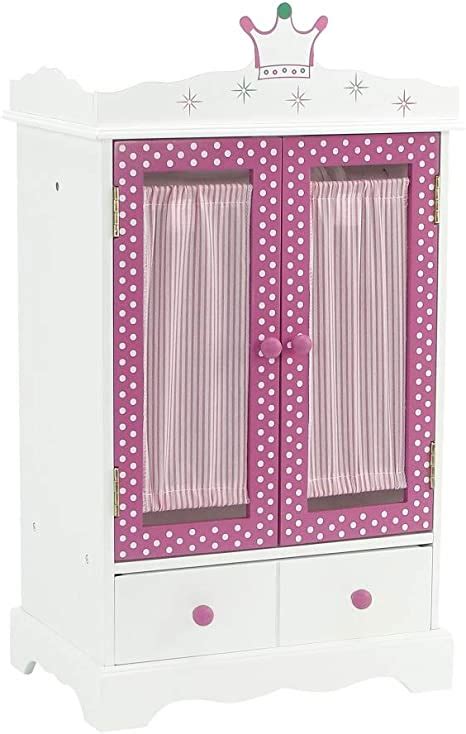 Emily Rose 18 Inch Doll Clothes Closet Large Armoire