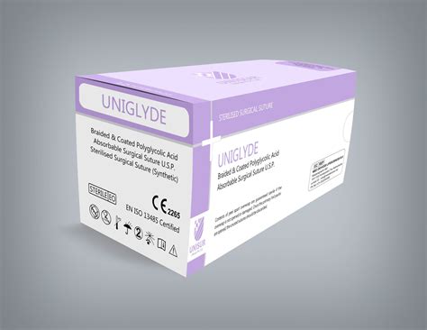 Polyglycolic Acid Suture Uniglyde Universal Sutures