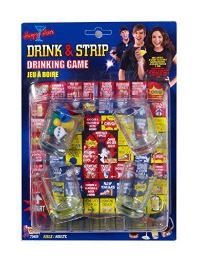 Forum Novelties 72633 Party Supplies Multicolor Drink And Strip Game Lovely Novelty