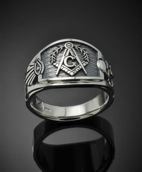 Wearing A Masonic Ring From The North