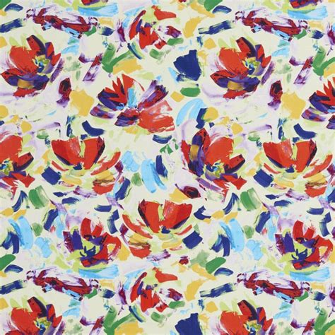 B0440a Rainbow Contemporary Vibrant Abstract Patterned Print Upholstery