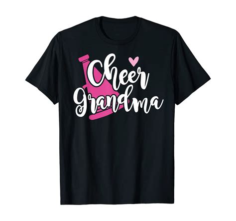 Cute Cheer Grandma Proud Cheerleading Grandmother T Shirt