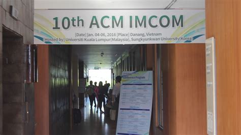 Trip Report From Acm International Conference On Ubiquitous Information