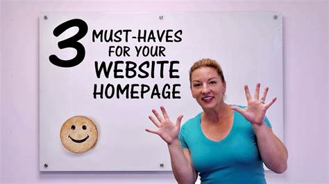 3 Must Haves For Your Website Homepage Youtube