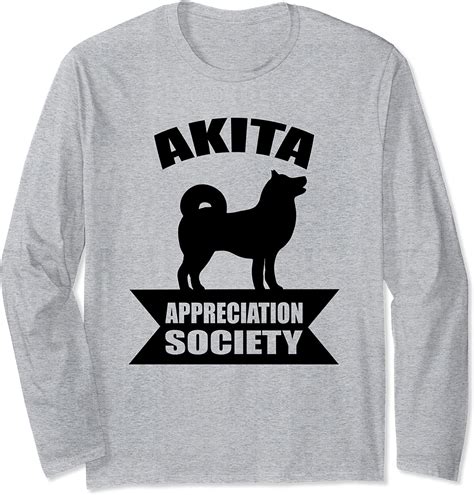 Akita Dog Long Sleeve T Shirt Uk Pet Supplies