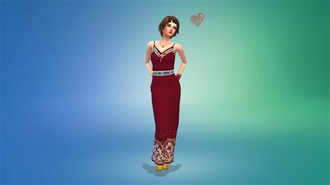 My Sims 4 Blog Red Dress By Gabriella