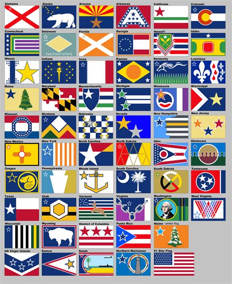 My Whole Collection Of Usa State And Territory Flags Vexillology