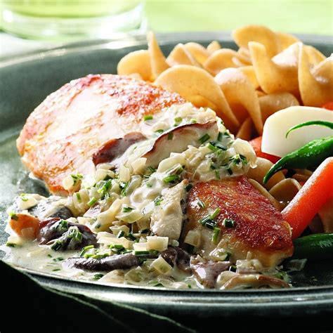 21 fancy date night dinners that are actually easy. Chicken Breasts with Mushroom Cream Sauce Recipe - EatingWell