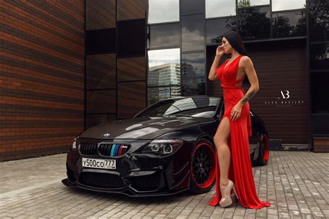 Womens Red Halter Thigh Slit Dress Black Bmw M3 Coupe Women Tanned