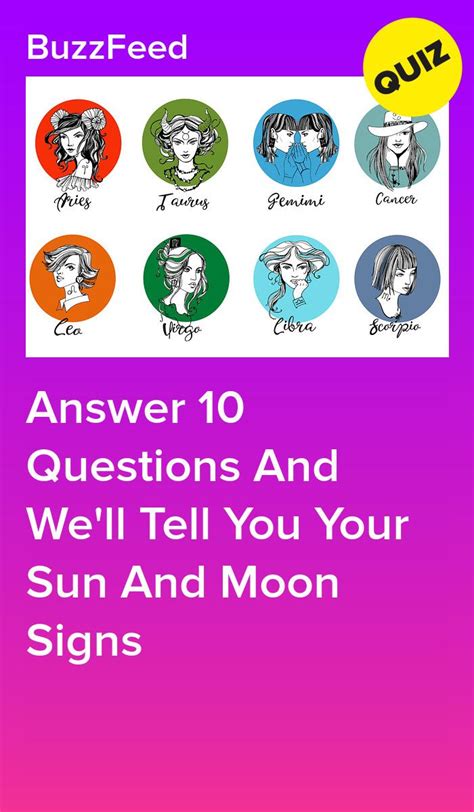 Zodiac Sign Quiz Zodiac Sun Signs Astrology Signs Whats My Moon