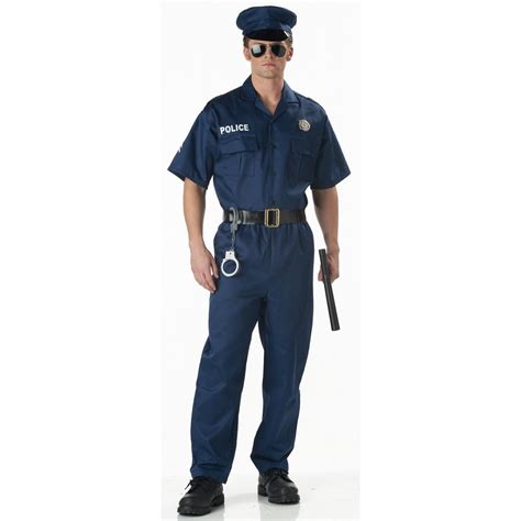 C307 Mens Policeman Police Officer Cop Uniform Halloween