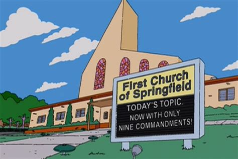 The Simpsons 25 Best Church Marquees Page 7