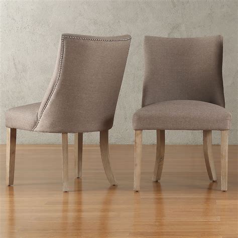 Abbott Nailhead Curved Back Upholstered Dining Chairs Set Of 2 By Inspire Q Artisan Dining