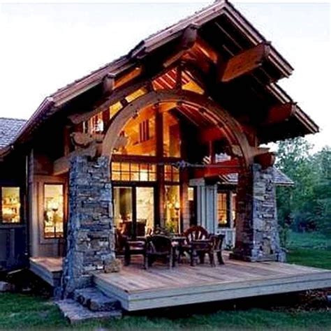 Favorite Log Cabin Homes Modern Design Ideas Frugal Living Arched