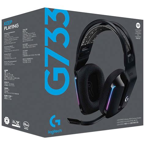 Logitech G733 Lightspeed Black Gaming Headset 981 000867