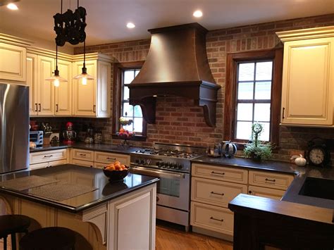 Gorgeous Traditional Hood In Transitional Kitchen Rustic Iron On