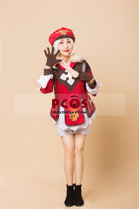 Genshin Impact Klee Cosplay Costume C00070 Best Profession Cosplay