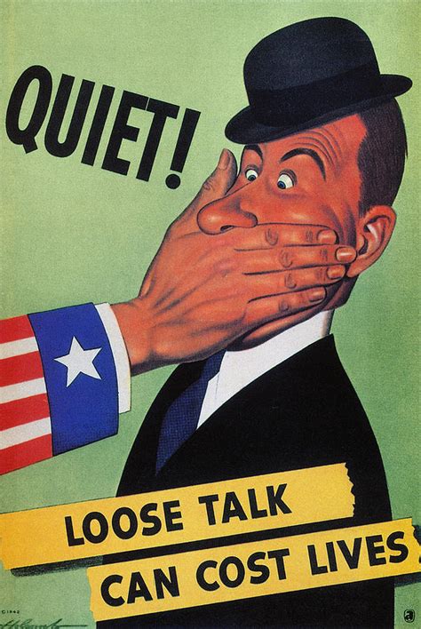 Wwii Careless Talk Poster Photograph By Granger Fine Art America