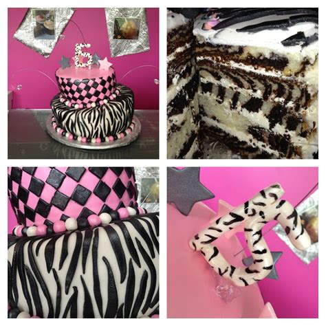 Zebra Print Cake with inside zebra print | Zebra print cakes, Zebra print, Print
