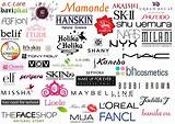 Photos of Different Makeup Brands