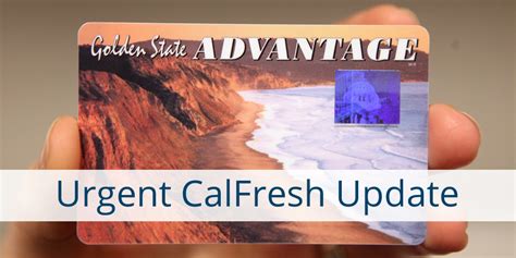 The golden state advantage card is california's ebt card. Federal Government Shutdown and CalFresh Benefits - County of San Luis Obispo