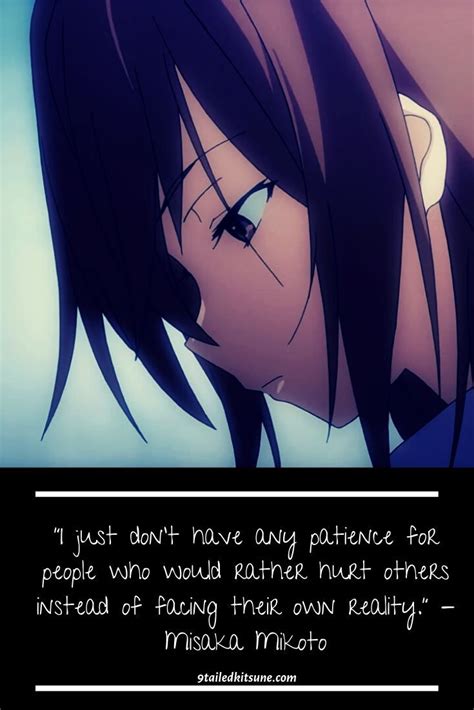 Misaka Mikoto Quotes Anime Quotes Lovely Quote Anime