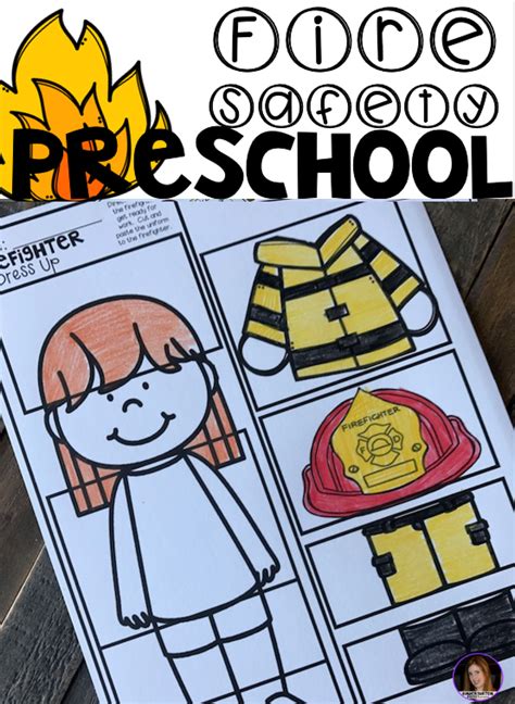 Fall And Fire Safety Worksheets For Preschool Kindergarten Rocks