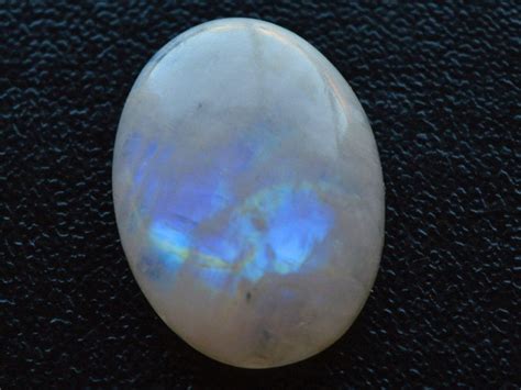 Blue Fire Rainbow Moonstone Cabochon Jewelry Making Gemstonegenuine