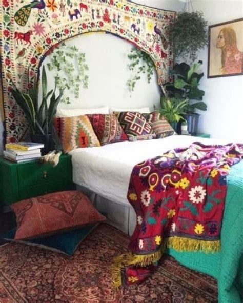 38 Wonderful Diy Bohemian Bedroom Decoration Ideas Böhmische Schlafzimmerdeko Eklektisches