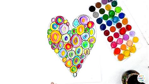 Kandinsky Heart Art Project Arty Crafty Kids