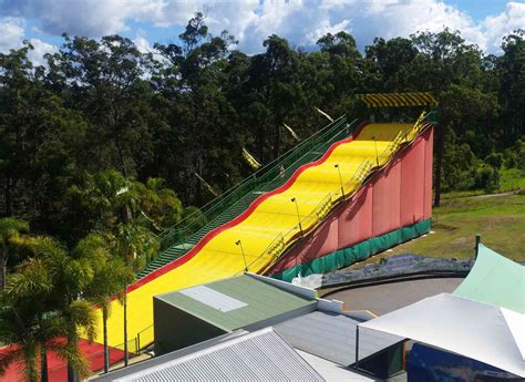 Giant Slide Play Area At Aussie World Parkz Theme Parks