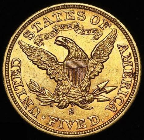 1903 S 5 Five Dollars Liberty Head Half Eagle Gold Coin High Grade