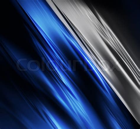 Blue And Silver Silk Elegant Background For Your Projects Stock