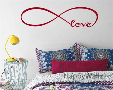Infinity Love Quote Wall Sticker Infinity Love Wall Quotes Decal Diy